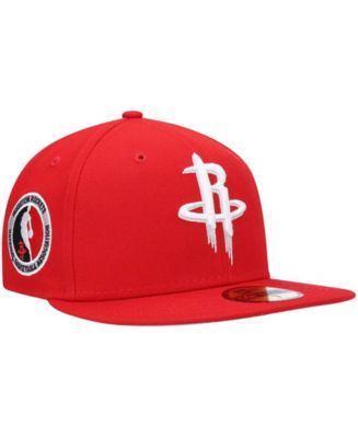 Men's Red Houston Rockets Team Logoman 59FIFTY Fitted Hat - Macy's