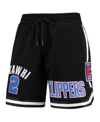 Men's Kawhi Leonard Black LA Clippers Player Shorts