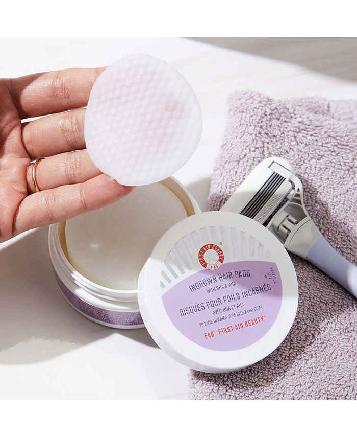 First Aid Beauty Ingrown Hair Pads With BHA & AHA & Reviews Skin Care