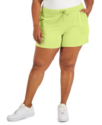 ID Ideology Plus Size Fleece Shorts 