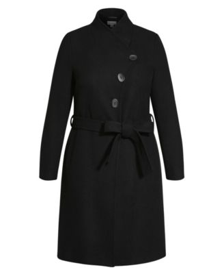 plus size coats at macys