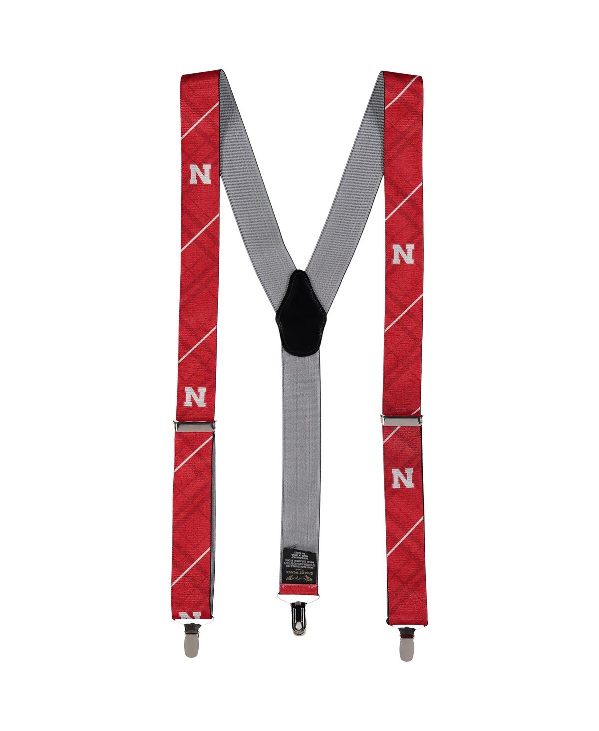 Men's Red Nebraska Huskers Suspenders - Red