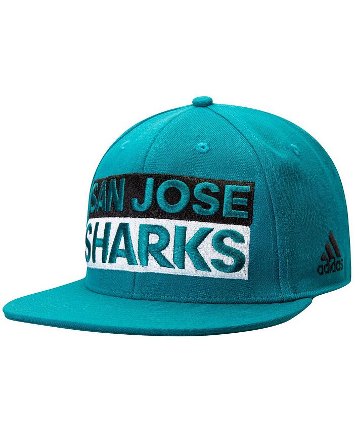 Men's adidas Teal San Jose Sharks Team Classics Full-Zip Track Jacket