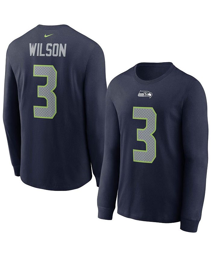 Men's Nike Russell Wilson College Navy Seattle Seahawks Game