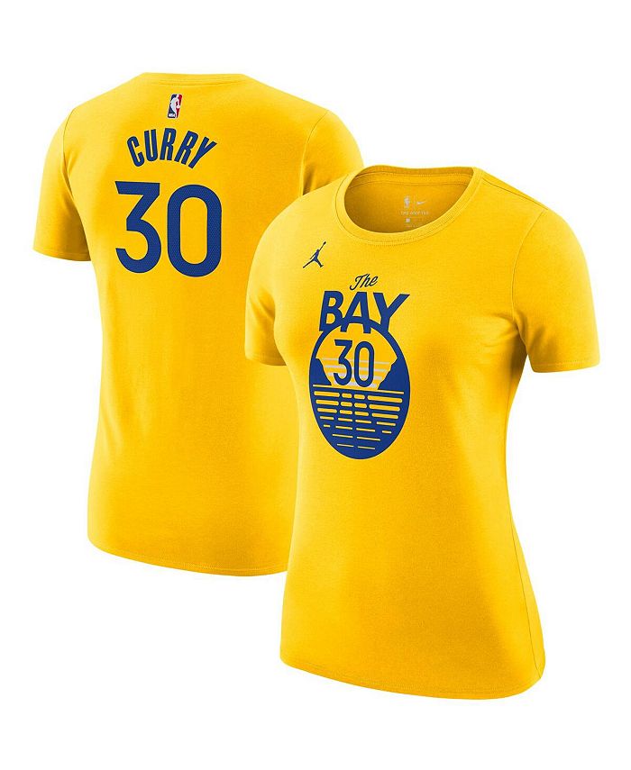 Stephen Curry Golden State Warriors Nike Statement Edition Name & Number  Performance T-Shirt - Gold