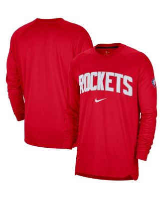 Chicago Bulls Nike 75th Anniversary Pregame Shooting Performance Raglan  Long Sleeve T-Shirt - Red