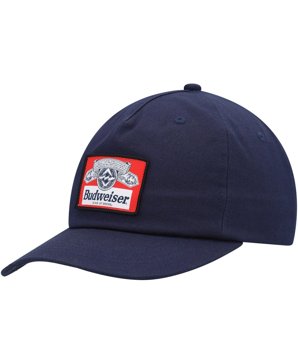 Men's x Budweiser Navy Insignia Snapback Hat - Navy