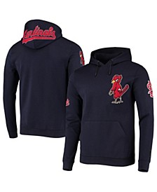 Men's Navy St. Louis Cardinals Team Logo Pullover Hoodie