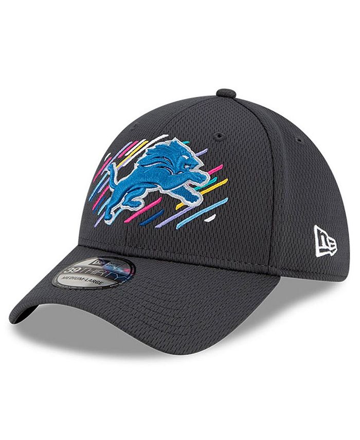 New Era Men's Charcoal Detroit Lions 2021 NFL Crucial Catch