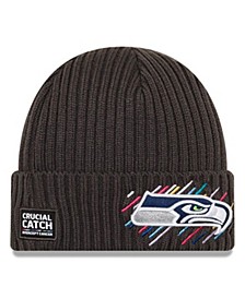 Men's Charcoal Seattle Seahawks 2021 NFL Crucial Catch Knit Hat