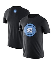 Men's Black North Carolina Tar Heels Team Basketball Icon T-shirt