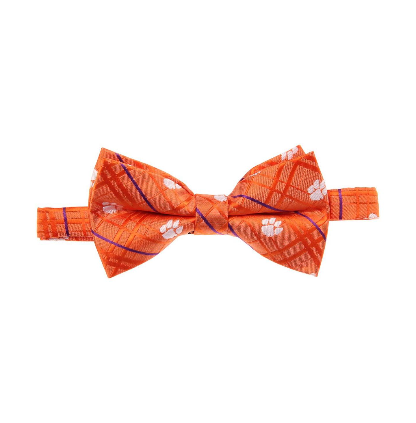 Мужской галстук-бабочка Eagles Wings Orange Clemson Tigers Oxford Bow Tie — фото 2