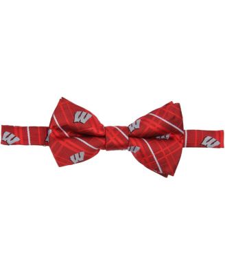 Men's Red Wisconsin Badgers Oxford Bow Tie