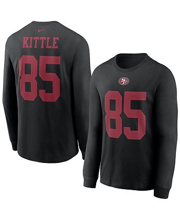 Men's Brock Purdy San Francisco 49ers Name & Number Logo Long Sleeve T-Shirt  - Red