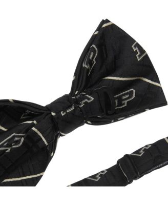 Men's Black Purdue Boilermakers Oxford Bow Tie