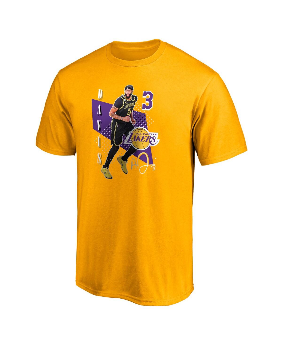 Men's Anthony DavisLos Angeles Lakers Pick Roll T-shirt - Gold