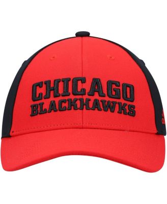 Men's Red Chicago Blackhawks Locker Room Adjustable Hat