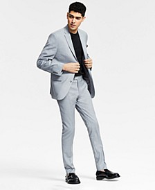 Men's Slim-Fit Sharkskin Suit Separates, Created for Macy's