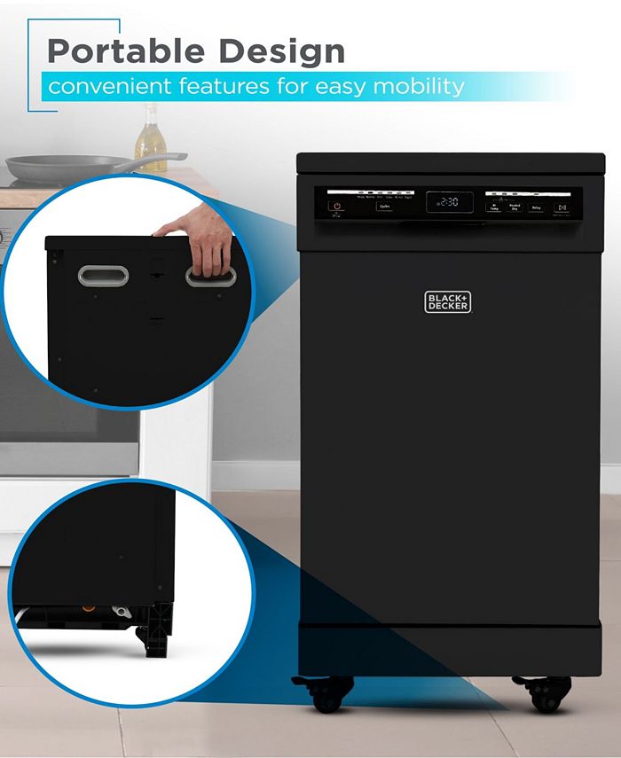 Black & Decker 18" Portable Dishwasher Macy's