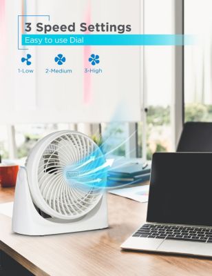 7 in. Turbo Fan, Black