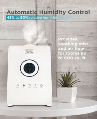 1.45 Gallon Cool Mist Ultrasonic Console Humidifier 600 Sq. Ft. with Remote Control
