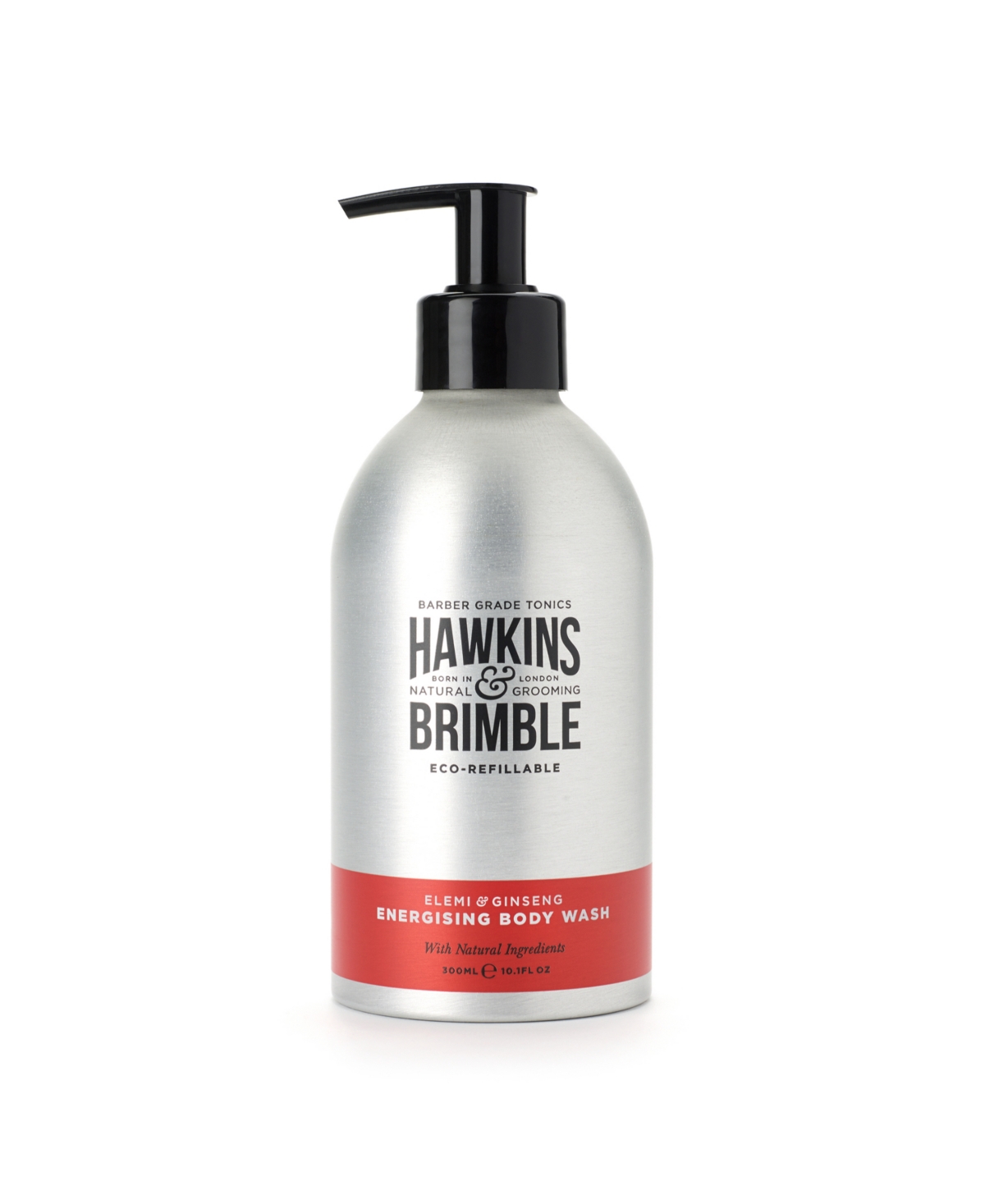 Hawkins and Brimble Body Wash Eco-Refillable, 10.1 fl oz - Silver