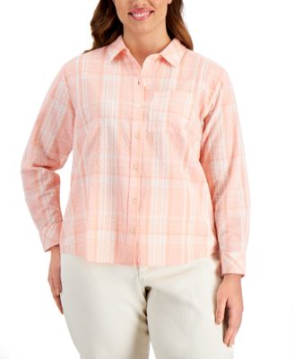 Style \u0026 Co Plus Size Plaid Boyfriend 