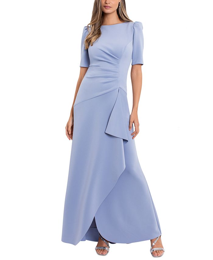 XSCAPE - Ruched A-Line Gown