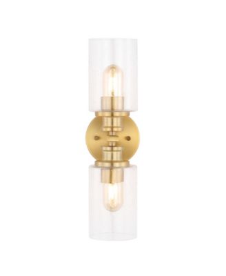 Jules Edison Cylinder 2-Light Farmhouse Contemporary LED Vanity