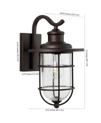 Westfield 1-Light Rustic Industrial Cage LED Outdoor Lantern