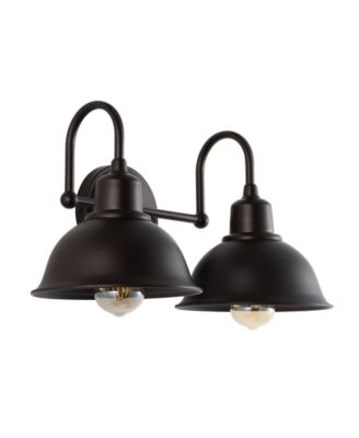 Frisco 2-Light Farmhouse Industrial LED Vanity