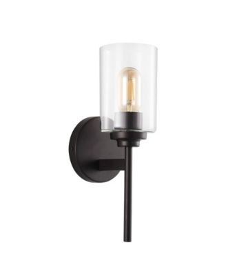 Juno 1-Light Farmhouse Industrial Iron Cylinder LED Sconce