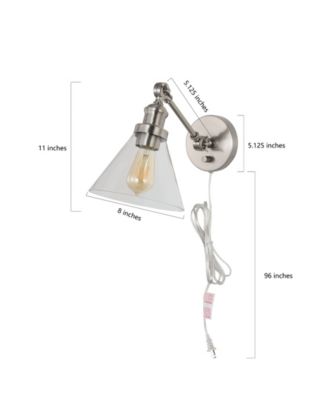 Cowie Adjustable LED Wall Sconce, Set of 2