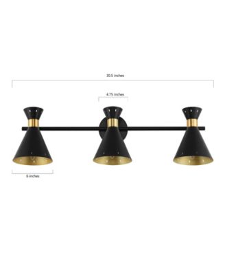 Elroy 3-Light Iron Retro Contemporary LED Track Light