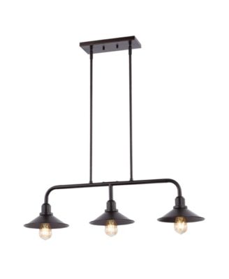 Cade 3-Light Metal Farmhouse Industrial LED Pendant