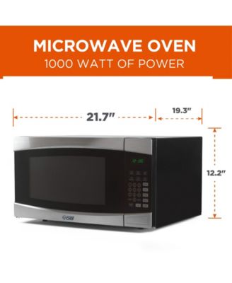 Stainless Steel Countertop Microwave Oven