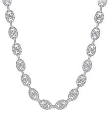 Men's Diamond Mariner Puff Link 24" Chain Necklace (15-3/4 ct. t.w.) in 10k White Gold