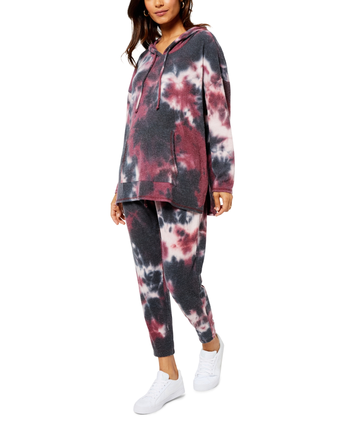  Chaser Tie-Dyed Maternity Hoodie