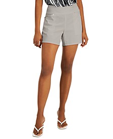 Curvy 5 Pull-On Mid Rise Shorts, Created for Macy's