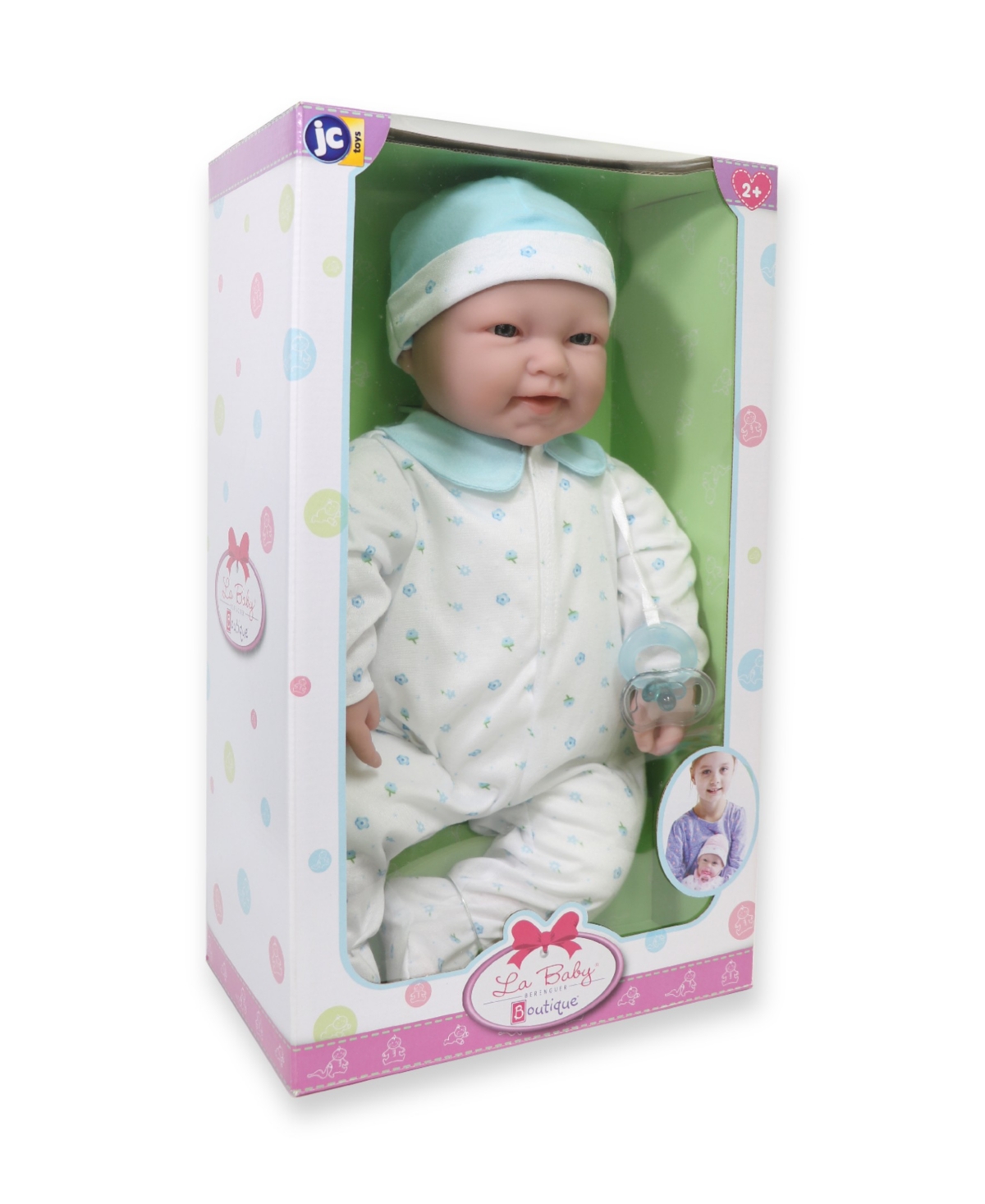 Shop Jc Toys La Baby Caucasian 20" Soft Body Baby Doll Blue Outfit