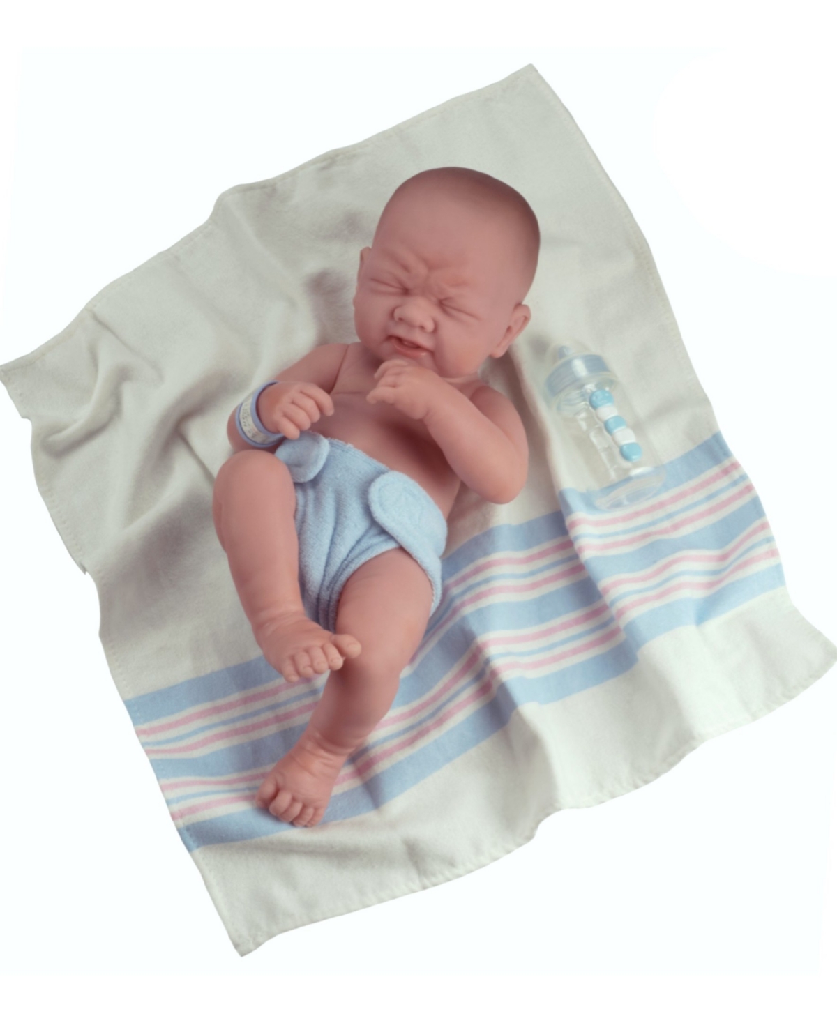 JC TOYS LA NEWBORN FIRST TEAR 14" REAL BOY BABY DOLL 
