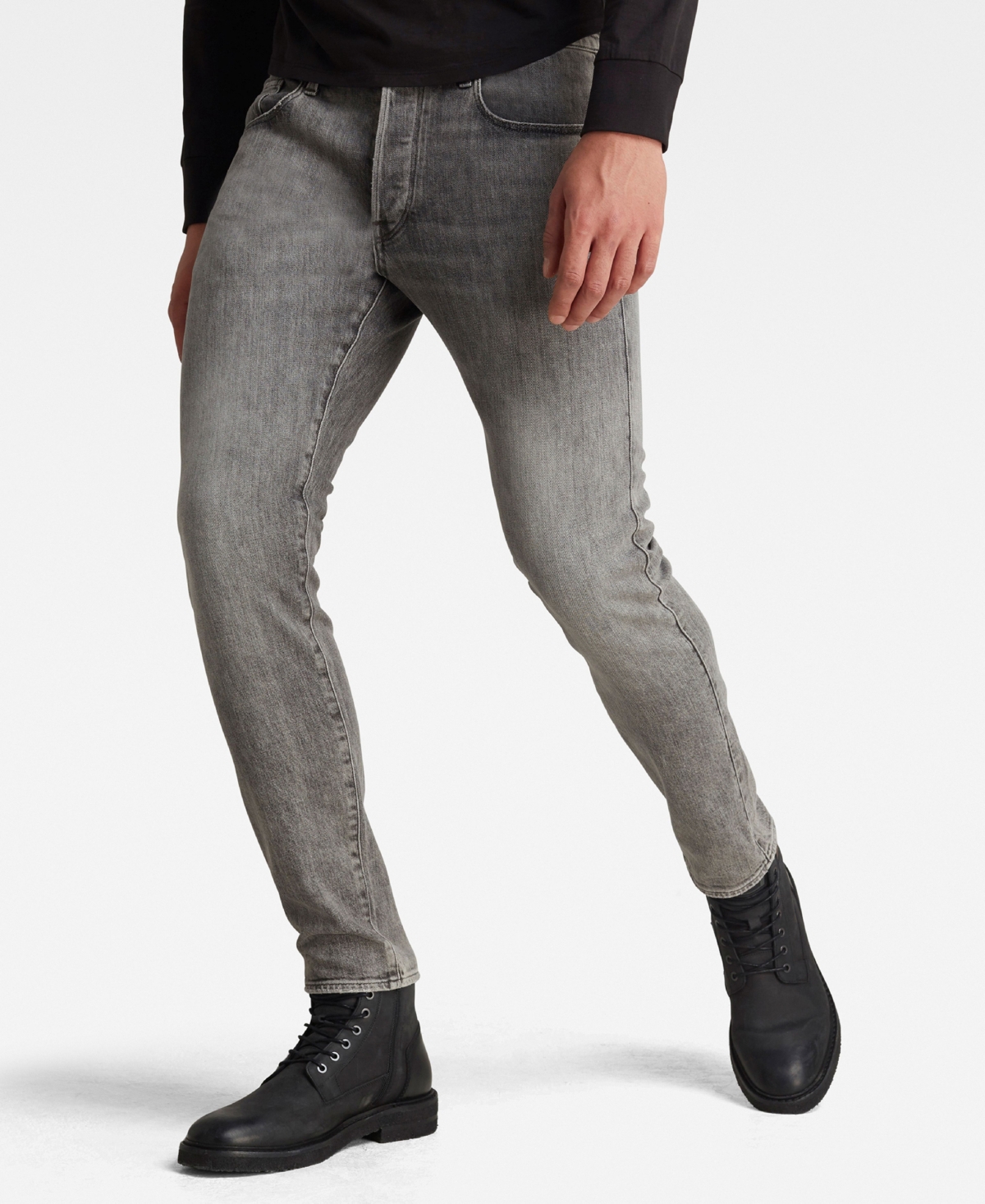 Men's 3301 Slim Jeans - Faded Carbon