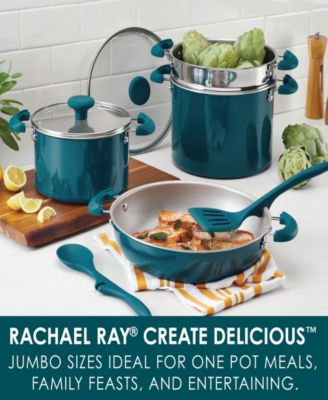 Create Delicious Stackable Nonstick 8-Pc. Cookware Set
