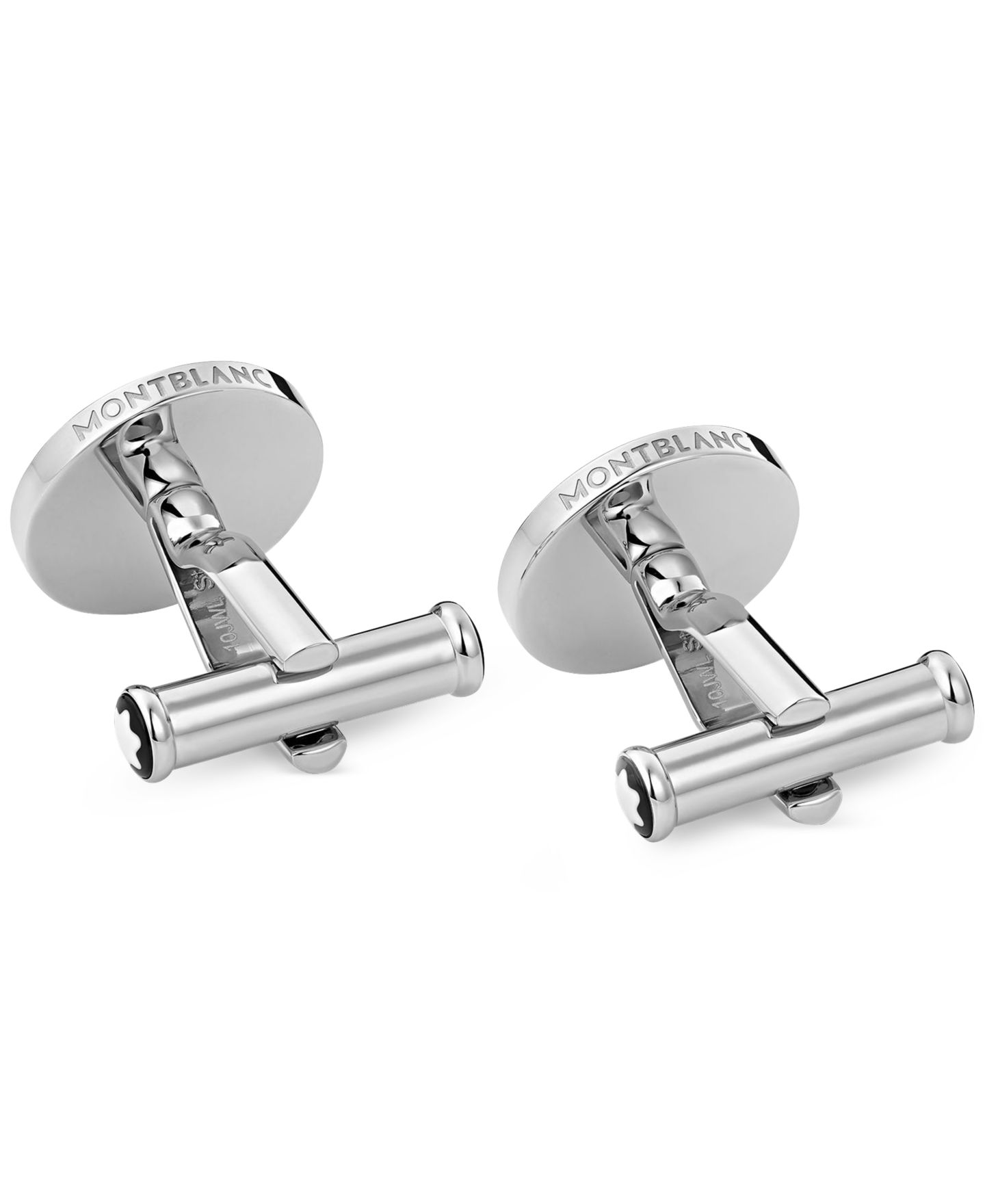 Мужские запонки Montblanc Star Stainless Steel Cuff Links — фото 2