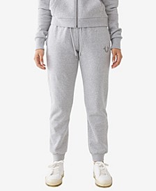 Women's Crystal Icon Mid Rise Jogger Pants