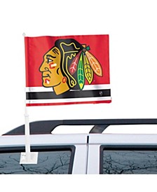 Chicago Blackhawks 11" x 13" Two-Sided Car Flag
