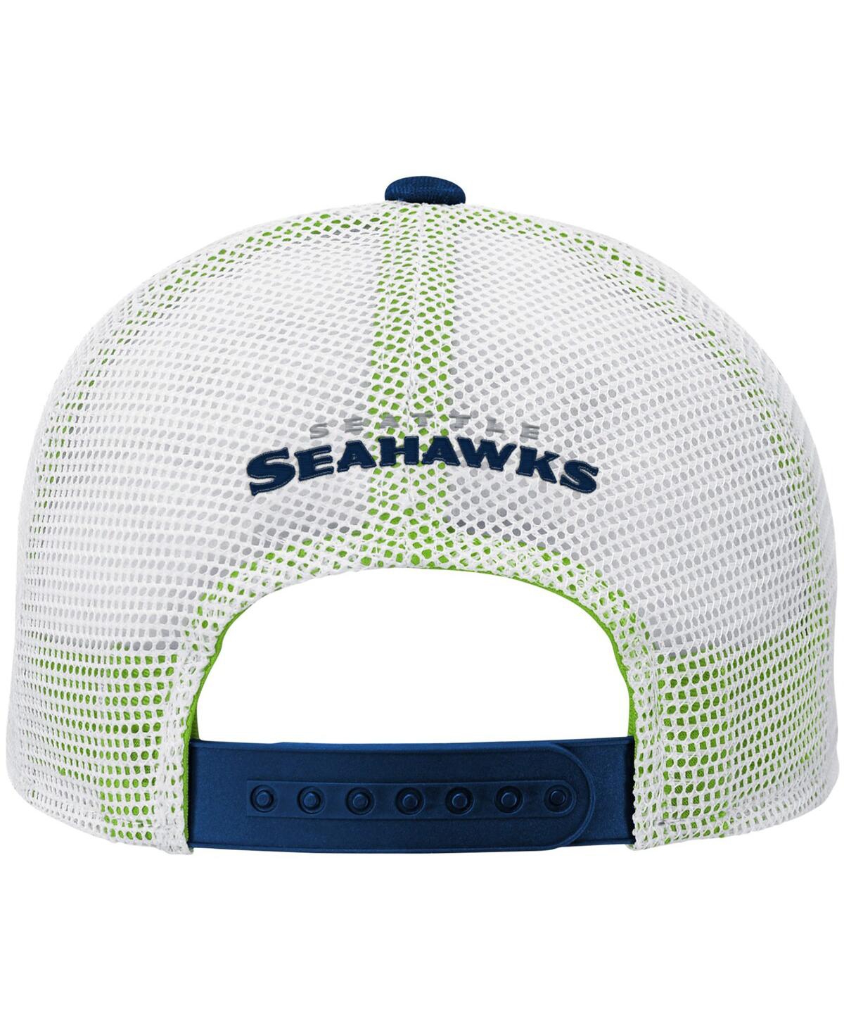 Shop Outerstuff Big Boys College Navy Seattle Seahawks Core Lockup Snapback Hat