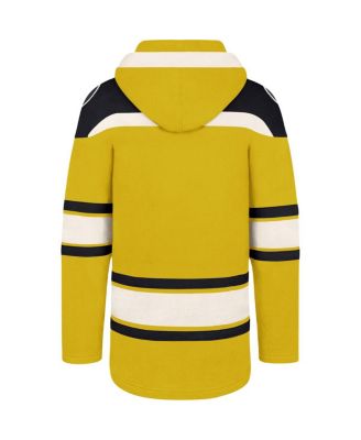 Men's Gold, Navy Nashville Predators Superior Lacer Pullover Hoodie