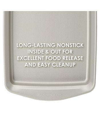 Rachael Ray 13x19 Nonstick Bakeware Jumbo Cookie Pan With Roasting Rack  Silver : Target