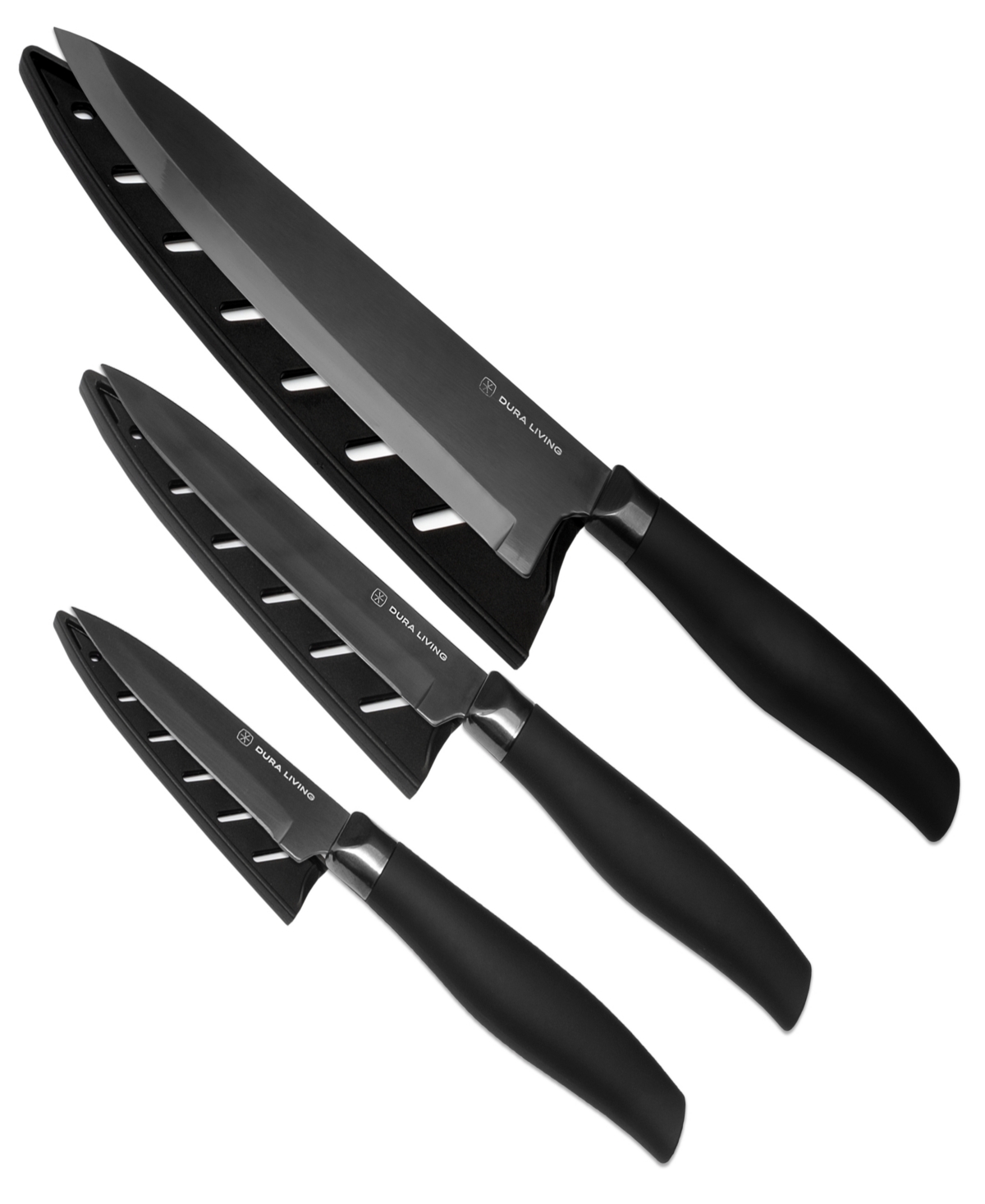 Duraliving 3-piece Cutlery Set In Gunmetal